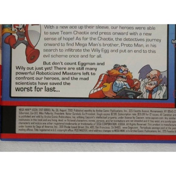 Mega Man Comic Books #26 Worlds Collide 7 of 12 August 2013 Signed Tracy Yardley - Picture 8 of 10